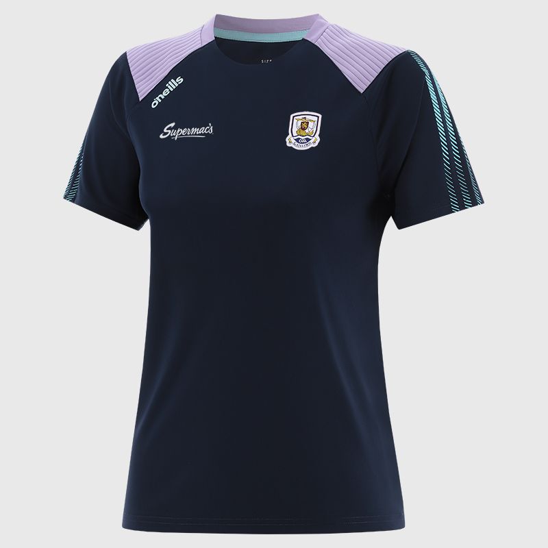 Galway GAA Kids' Dynamo T-Shirt (Marine/Purple/Green)