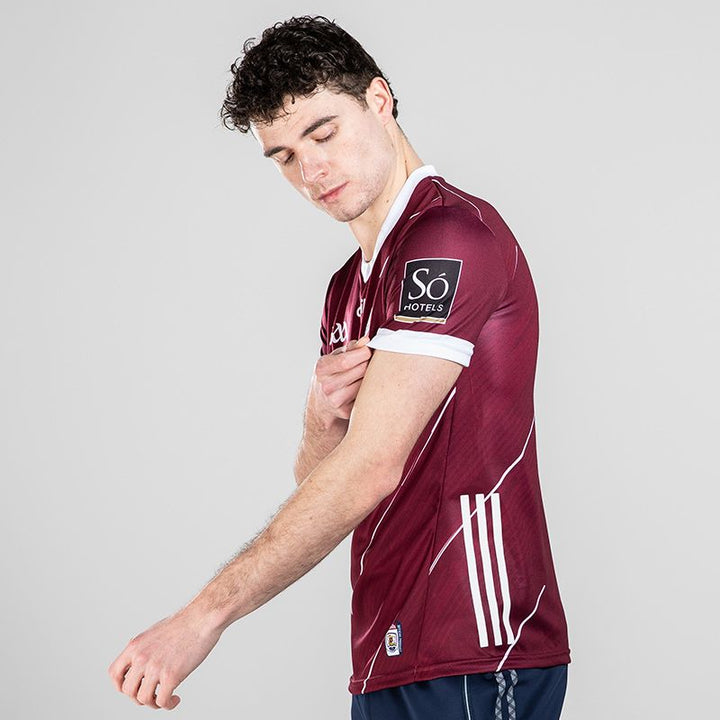 Galway GAA 2024 Player Fit Official Home Jersey (Maroon/White)