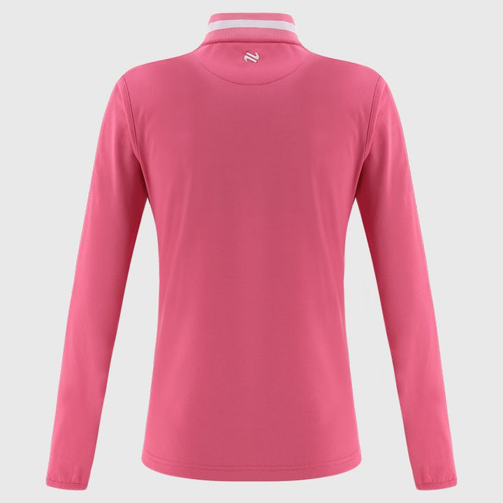 Womens Galway Nepal Half Zip Top (Pink/White)
