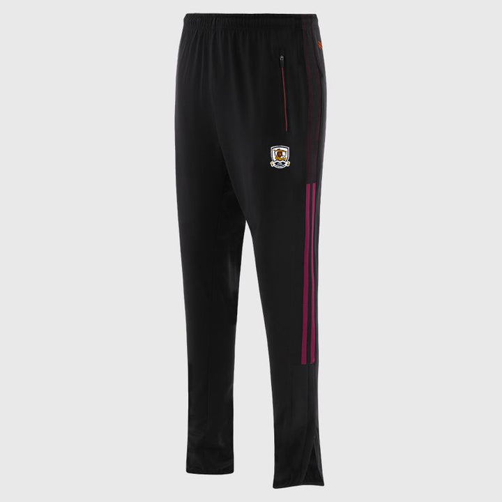 Boys Galway Nepal Brushed Skinny Pants (Black/Red)