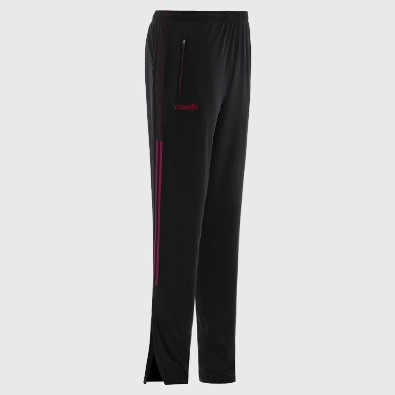 Boys Galway Nepal Brushed Skinny Pants (Black/Red)