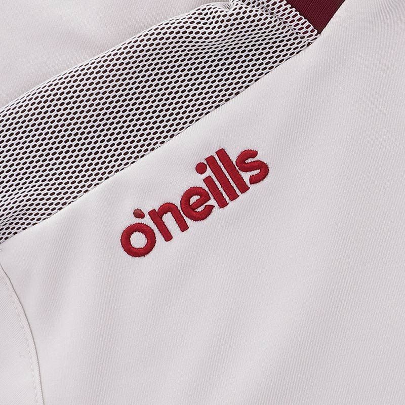 Adults Galway Nepal Half Zip Top (Beige/Red)