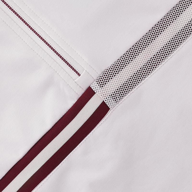 Adults Galway Nepal Half Zip Top (Beige/Red)