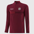 Adults Galway Nepal Half Zip Top (Maroon/Red/Black)
