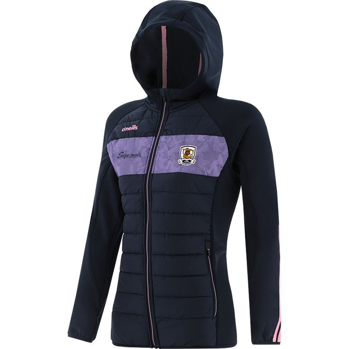 Galway GAA Girls Rockway Lightweight Padded Jacket (Marine/Lavender/Cotton Candy)