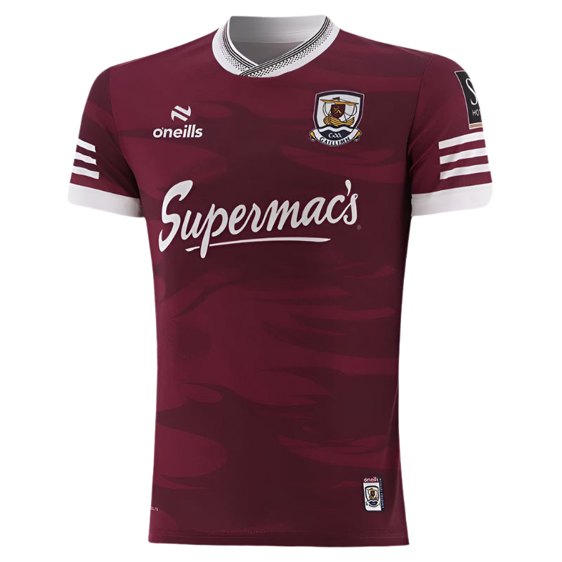 Galway GAA Player Fit Training Jersey (Maroon/White)