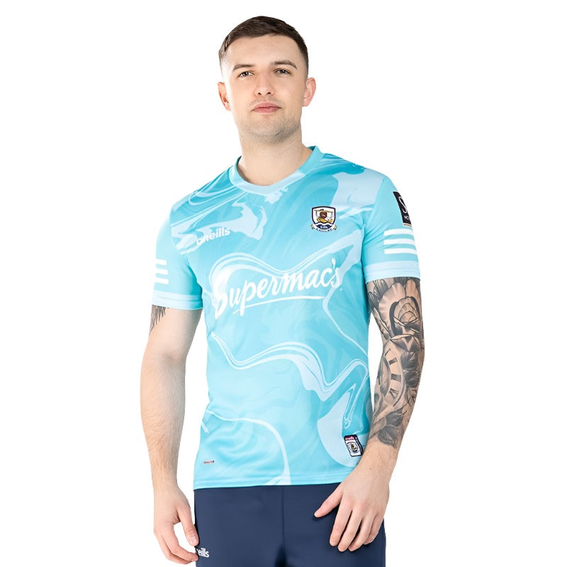 Galway GAA 2024 Adult Player Fit Training Jersey (Turquoise)