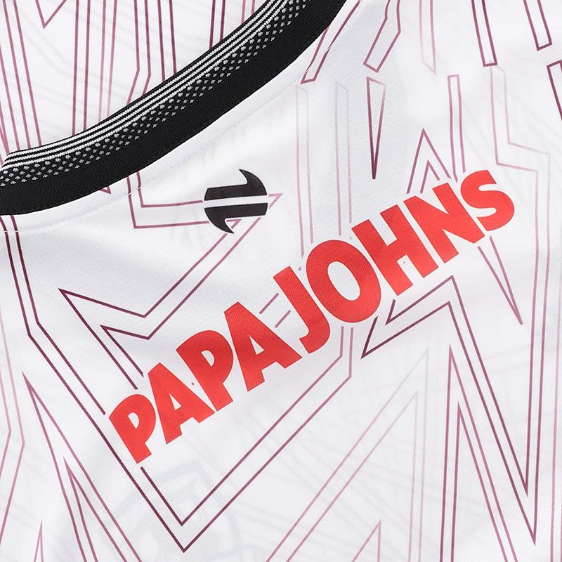 Kids Galway GAA 2025 Training Jersey (White/Maroon/Black)