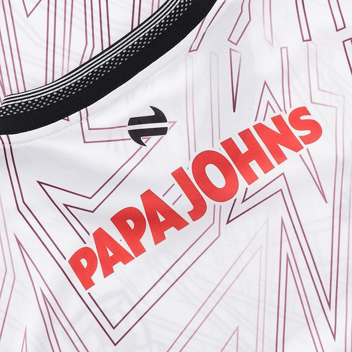 Kids Galway GAA 2025 Training Jersey (White/Maroon/Black)