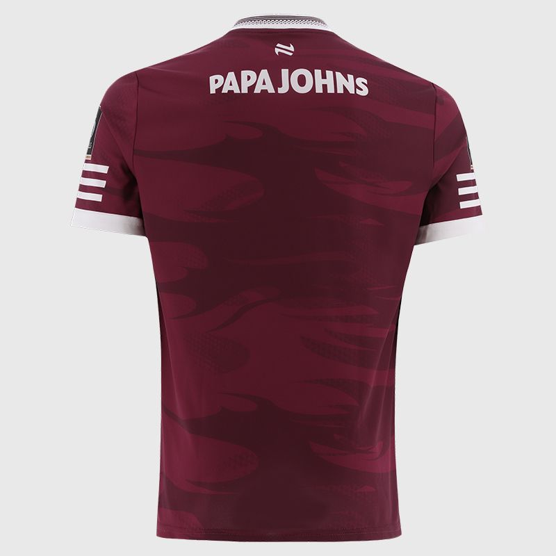 Kids Galway GAA 2025 Training Jersey (Maroon/White)