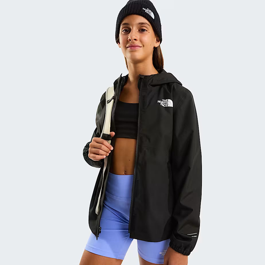 Girls Antora Rain Jacket (Black)