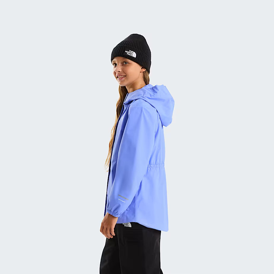 Girls Antora Rain Jacket (Periwinkle Glow)
