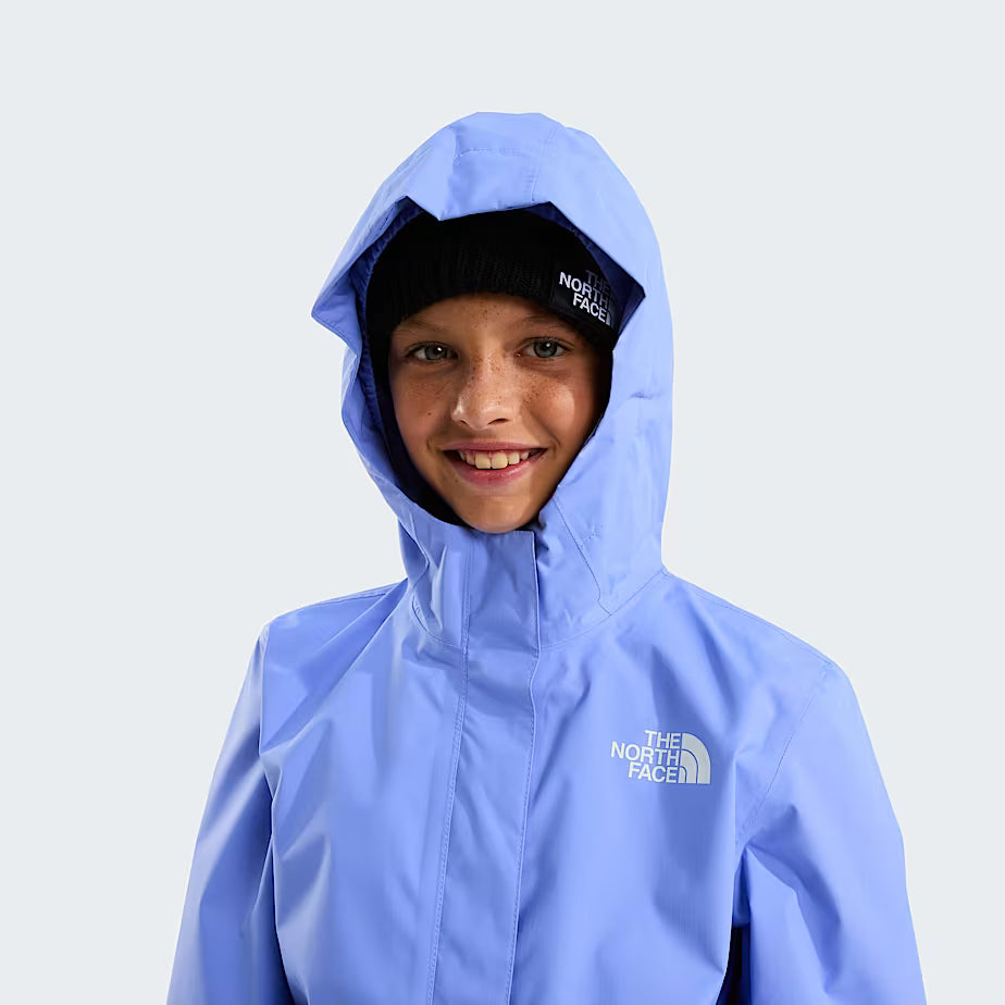Girls Antora Rain Jacket (Periwinkle Glow)