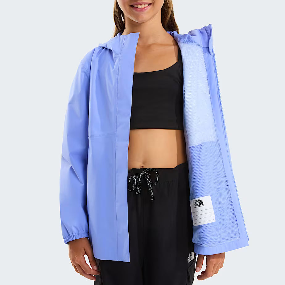 Girls Antora Rain Jacket (Periwinkle Glow)