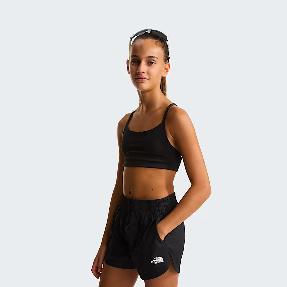 Girls Flex Woven Shorts (Black)