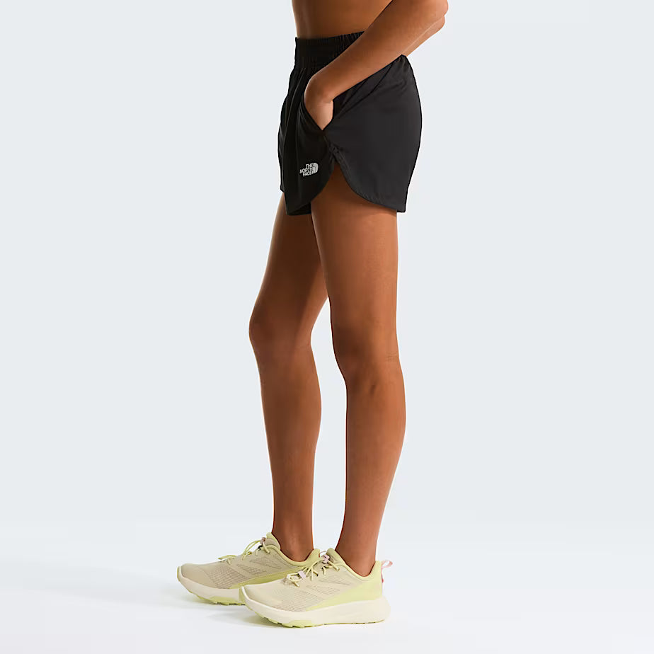 Girls Flex Woven Shorts (Black)