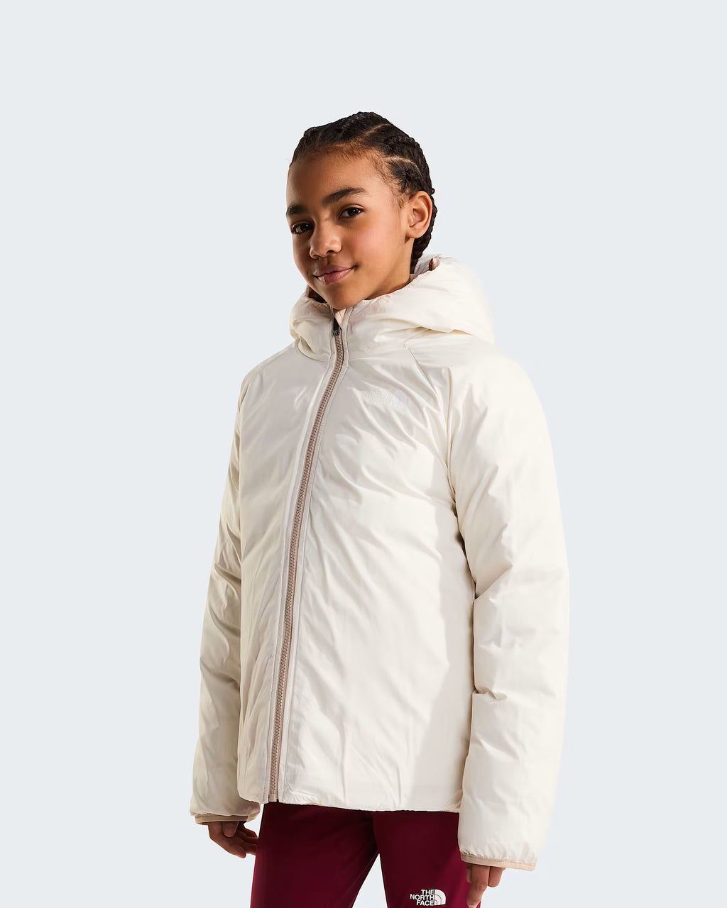 Girls Reversible Perrito Jacket (Timeless Taupe)