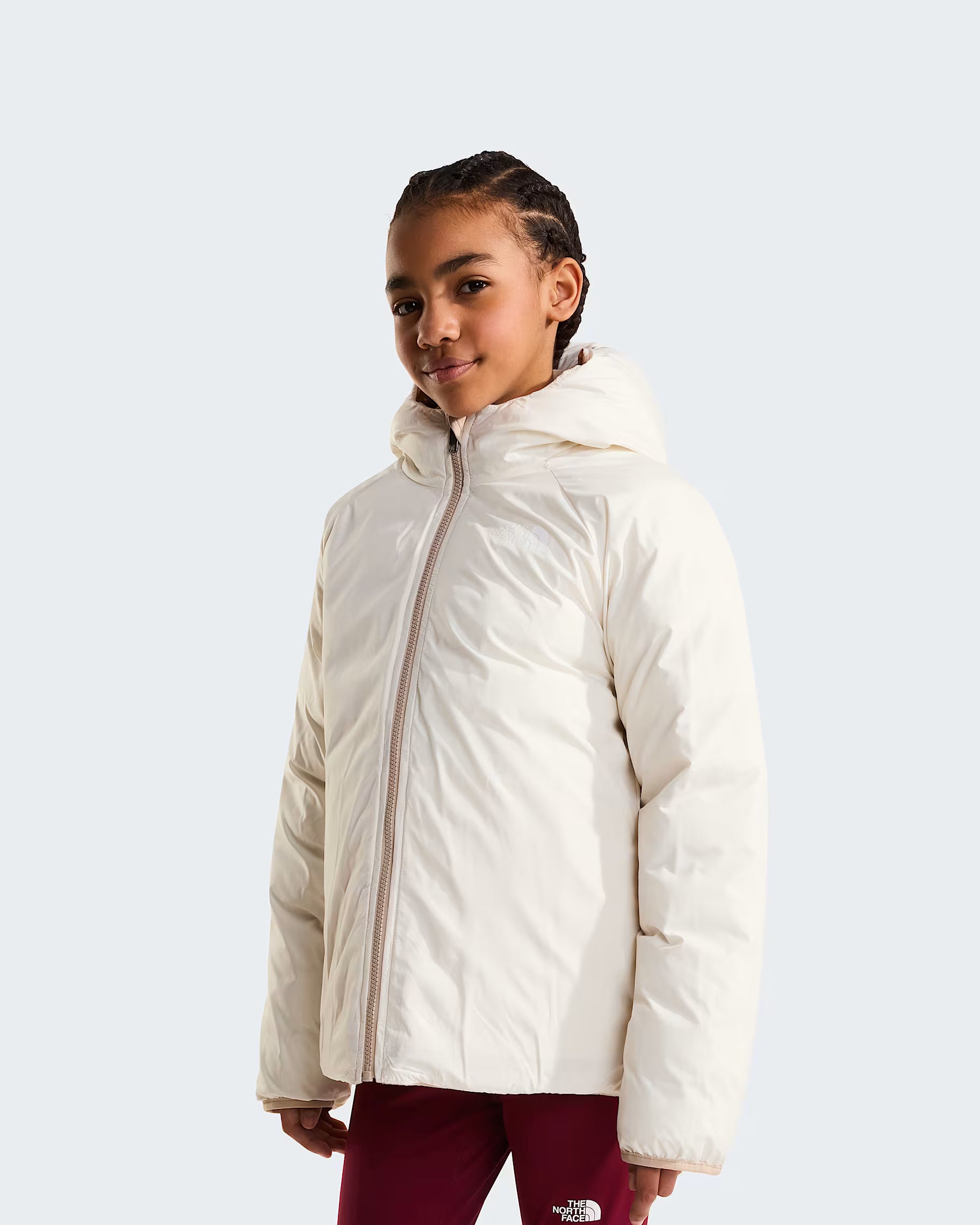 Girls Reversible Perrito Jacket (Timeless Taupe)