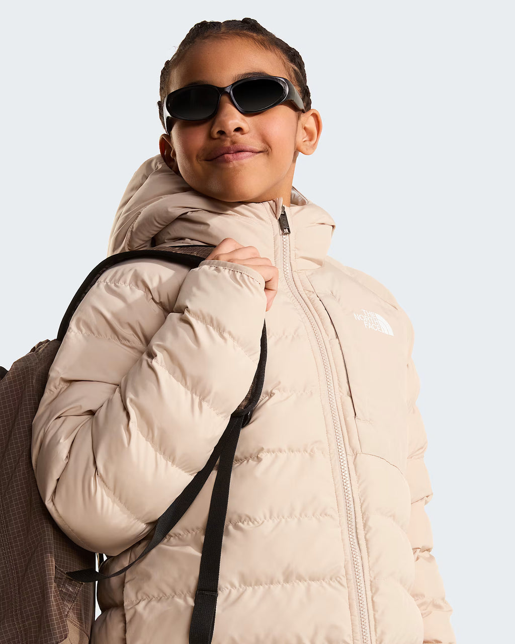 Girls Reversible Perrito Jacket (Timeless Taupe)