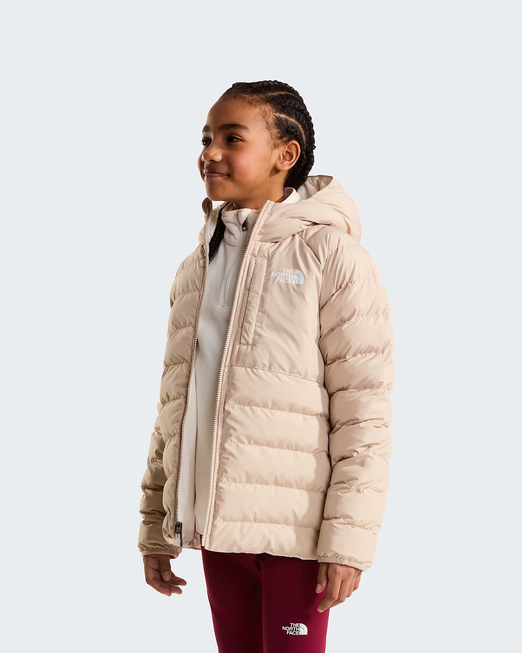 Girls Reversible Perrito Jacket (Timeless Taupe)