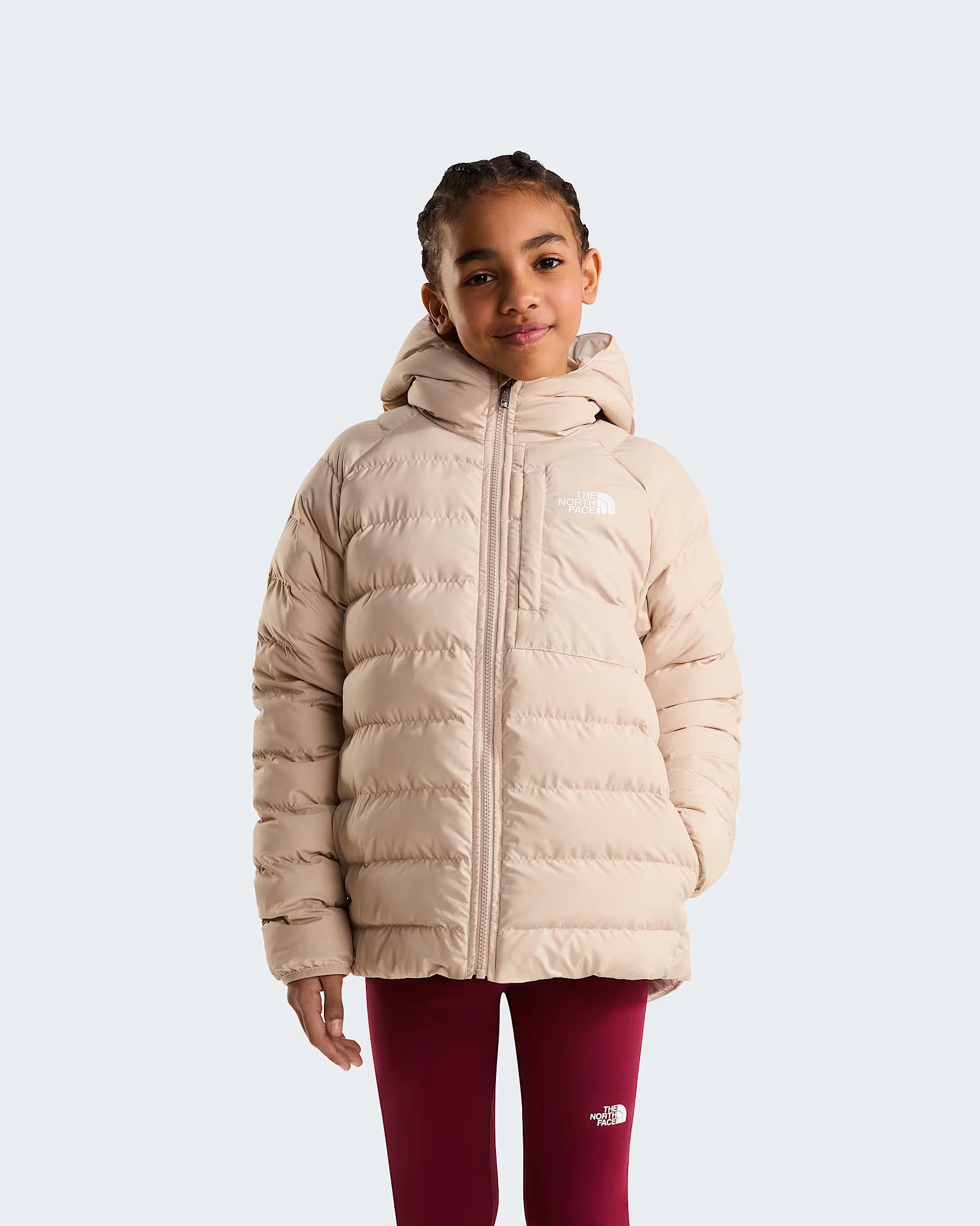 Girls Reversible Perrito Jacket (Timeless Taupe)