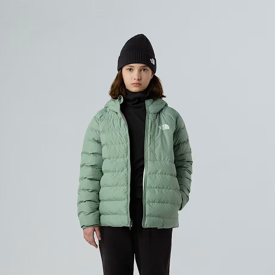 Girls Reversible Perrito Jacket (Slate Moss/White)
