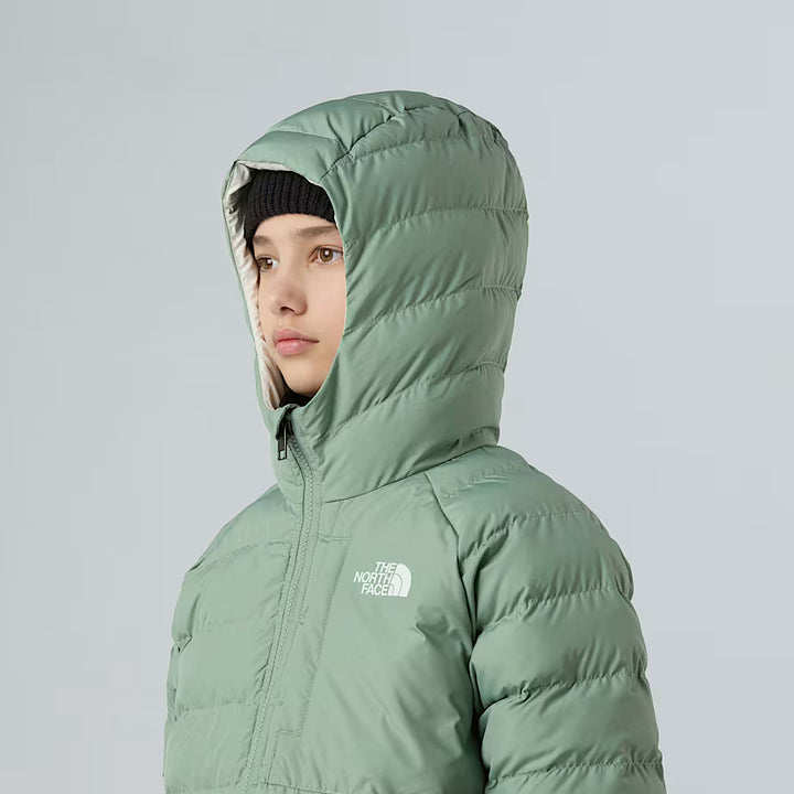 Girls Reversible Perrito Jacket (Slate Moss/White)