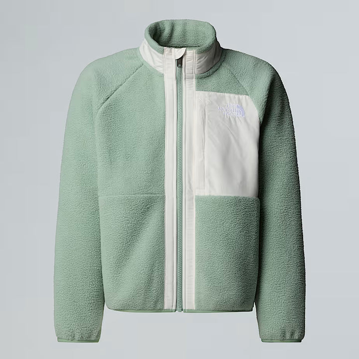 Girls Yumiori Full Zip Jacket (Slate Moss/White)