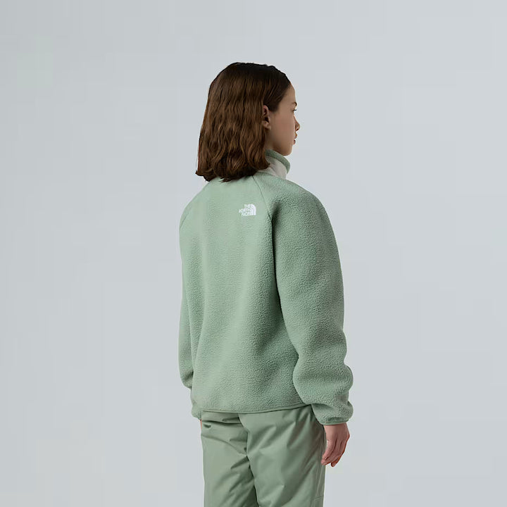 Girls Yumiori Full Zip Jacket (Slate Moss/White)