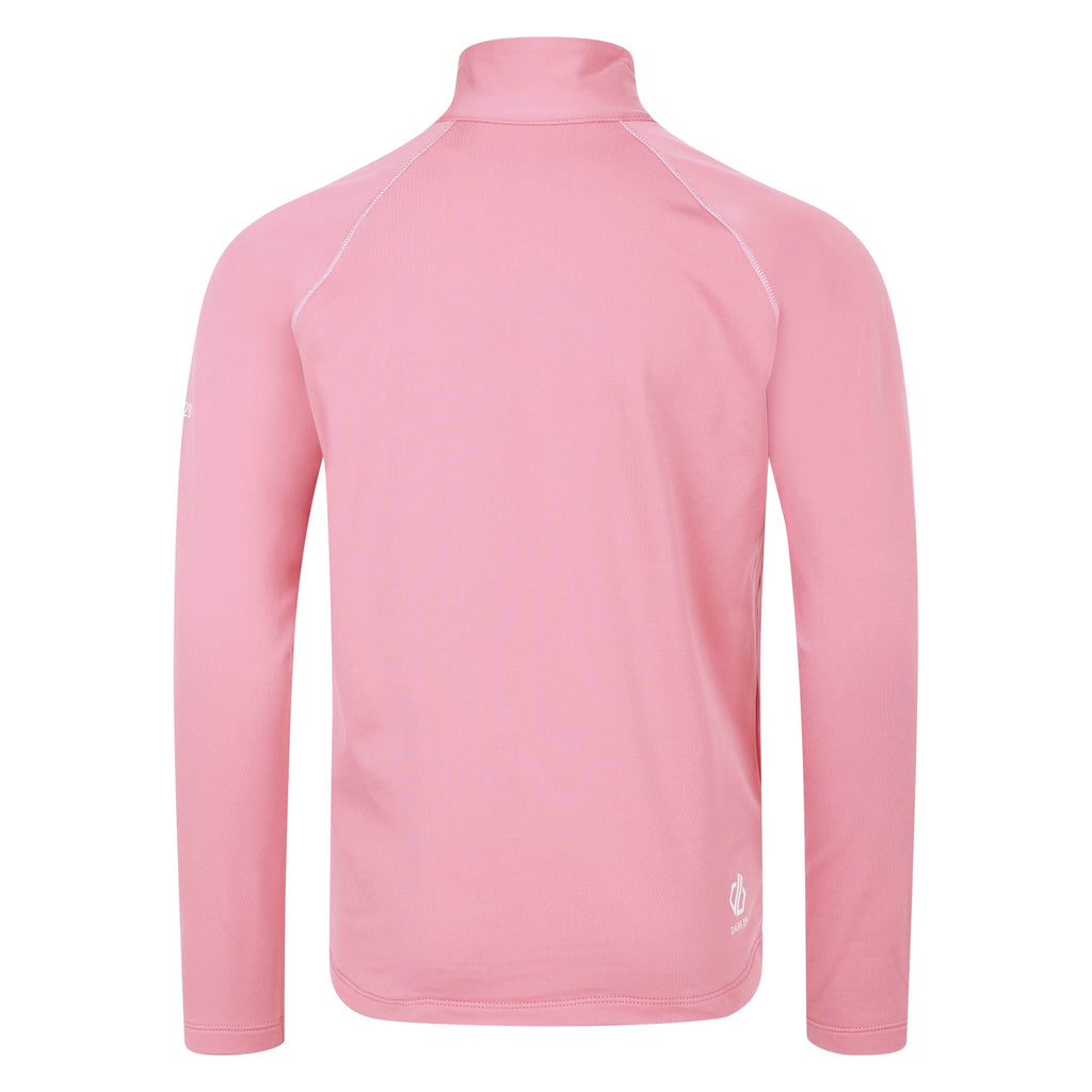 Girls Consist II Recycled Core Stretch Half Zip (Dusty Rose)