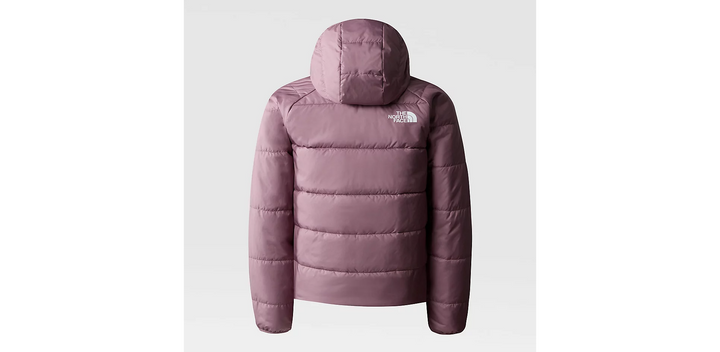 Girls Reversible Perrito Jacket (Fawn Grey/Boysenberry)