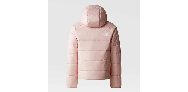 Girls Reversible Perrito Jacket (Pink Moss/Gardenia White)