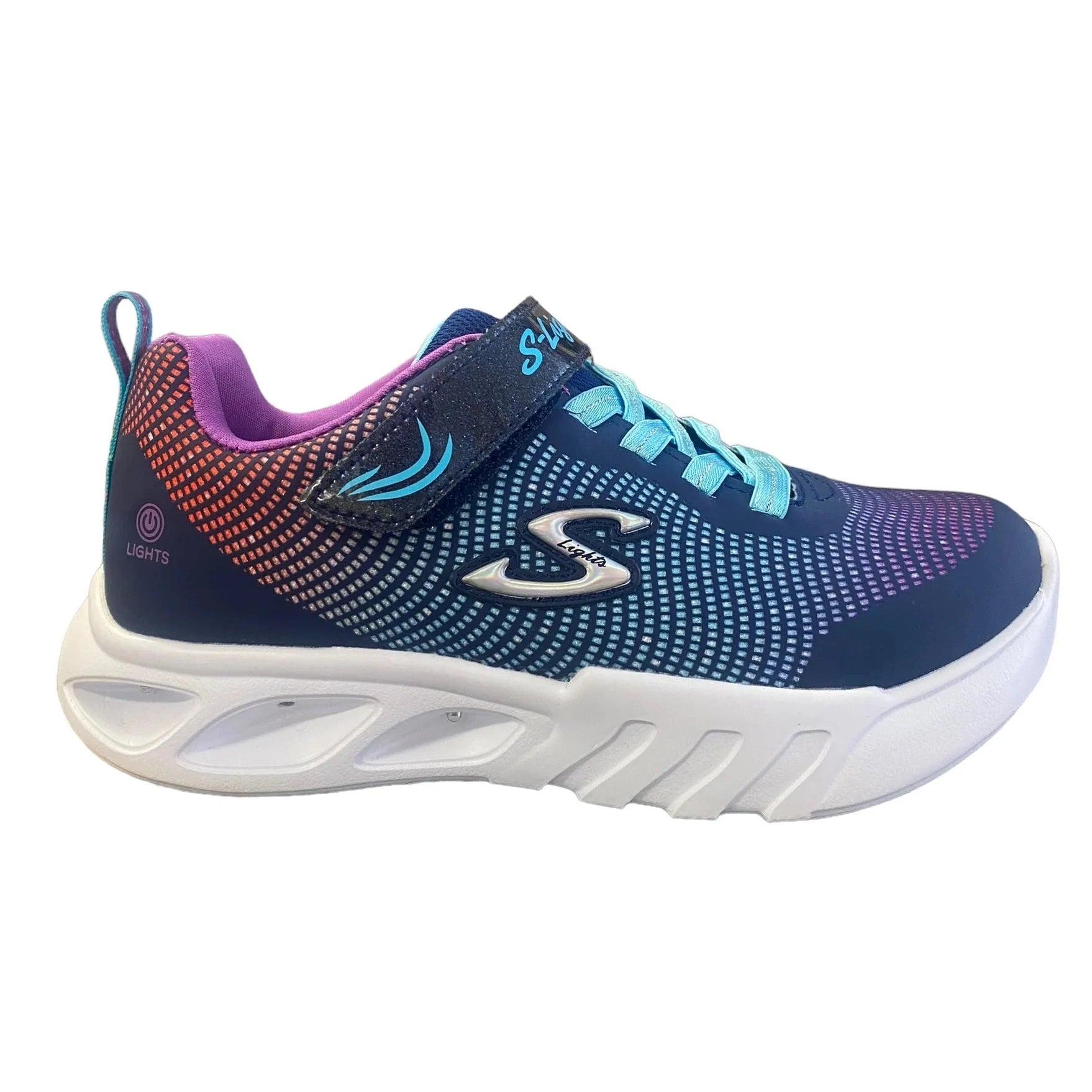 Girls S Lights: Flicker Flash (Navy/Multi)