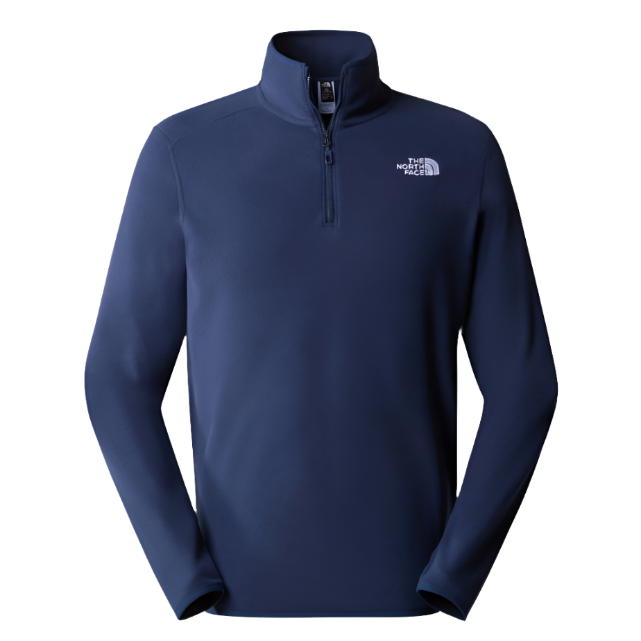 Mens 100 Glacier 1/4 Zip Fleece (Summit Navy)