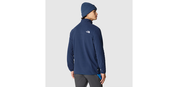 Mens 100 Glacier 1/4 Zip Fleece (Summit Navy)