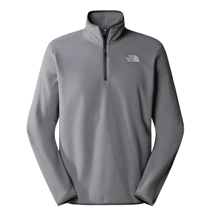 Mens 100 Glacier 1/4 Zip Fleece (Heather Grey)