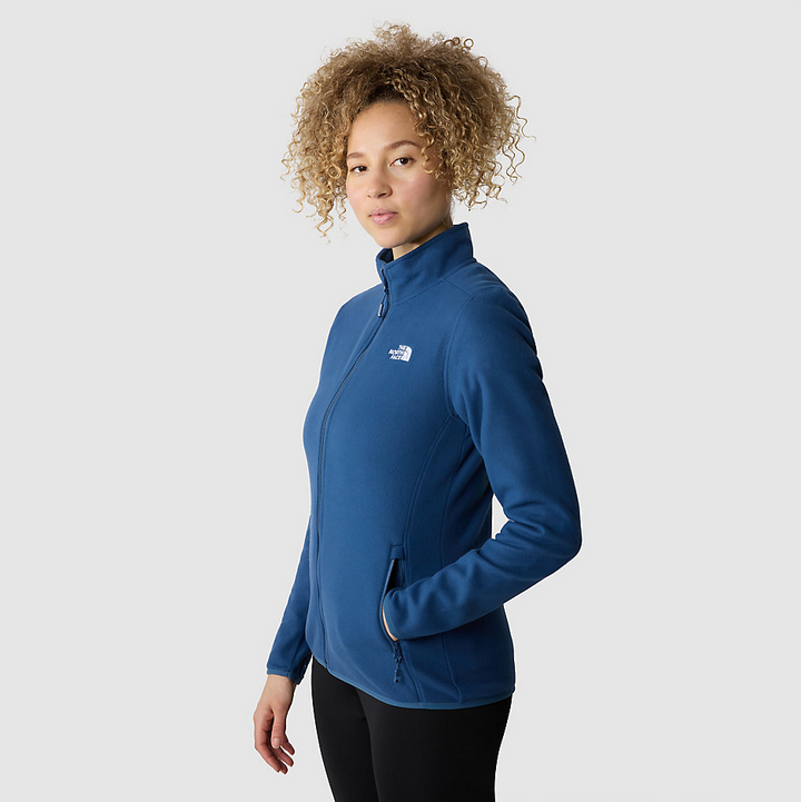 Womens 100 Glacier Full-Zip Fleece (Shady Blue)