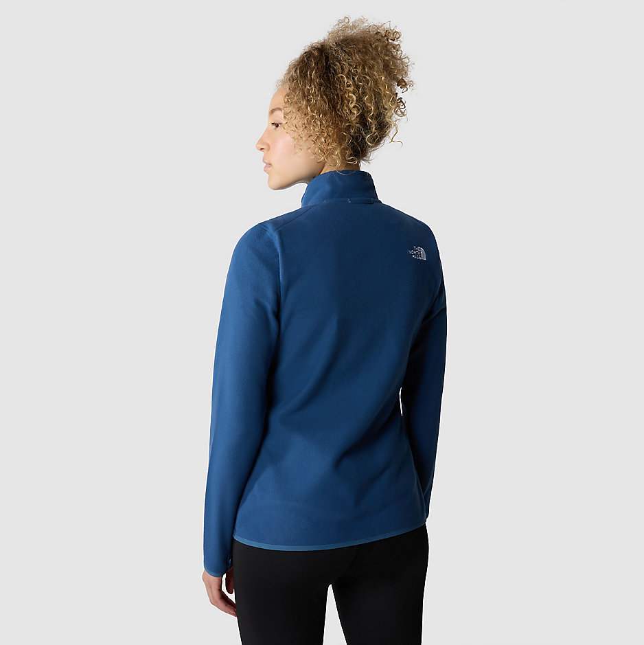 Womens 100 Glacier Full-Zip Fleece (Shady Blue)