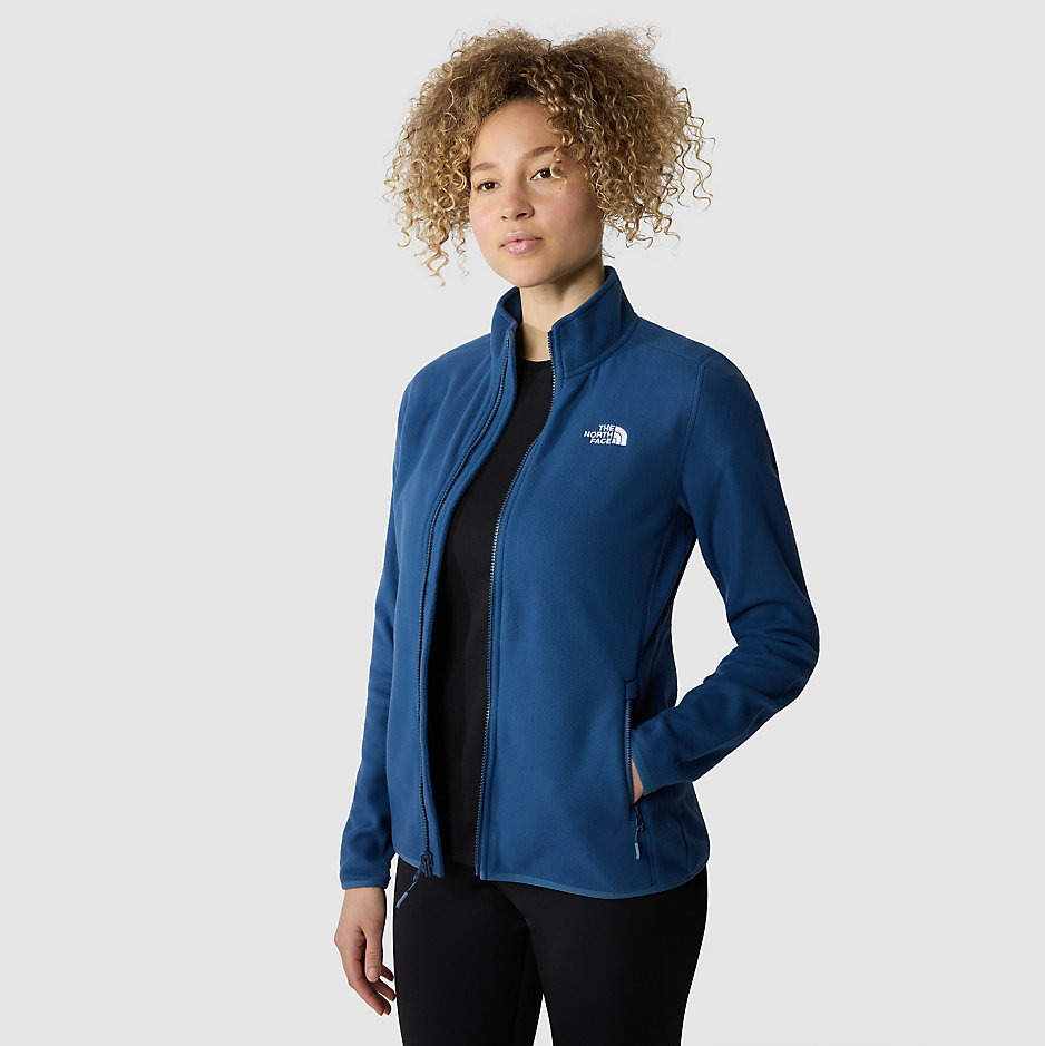 Womens 100 Glacier Full Zip Fleece Shady Blue Intersport Gannon s