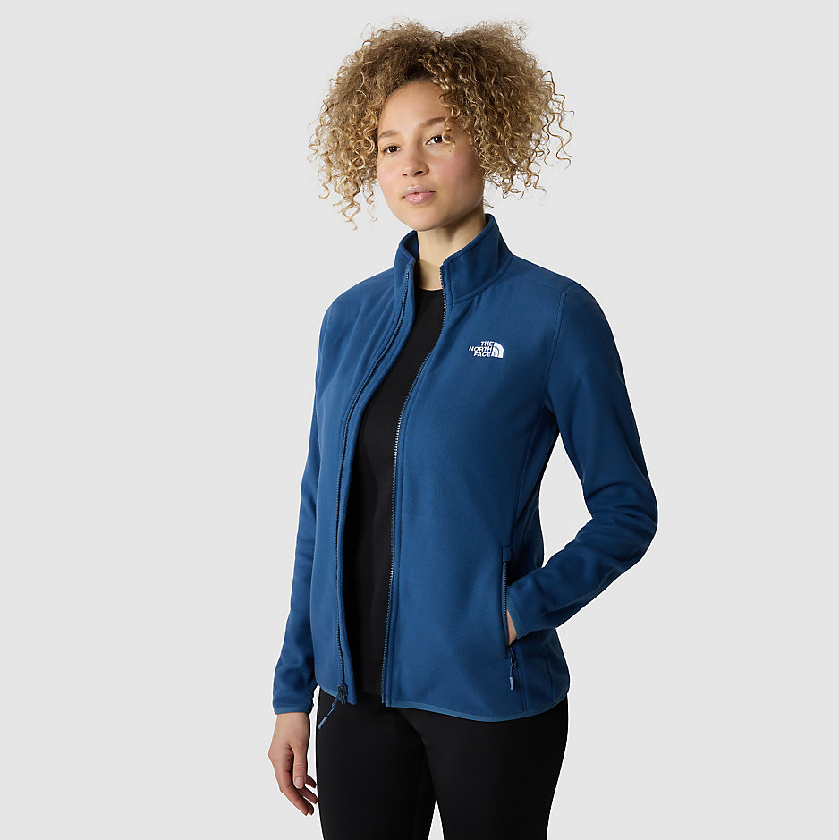 Womens 100 Glacier Full-Zip Fleece (Shady Blue)