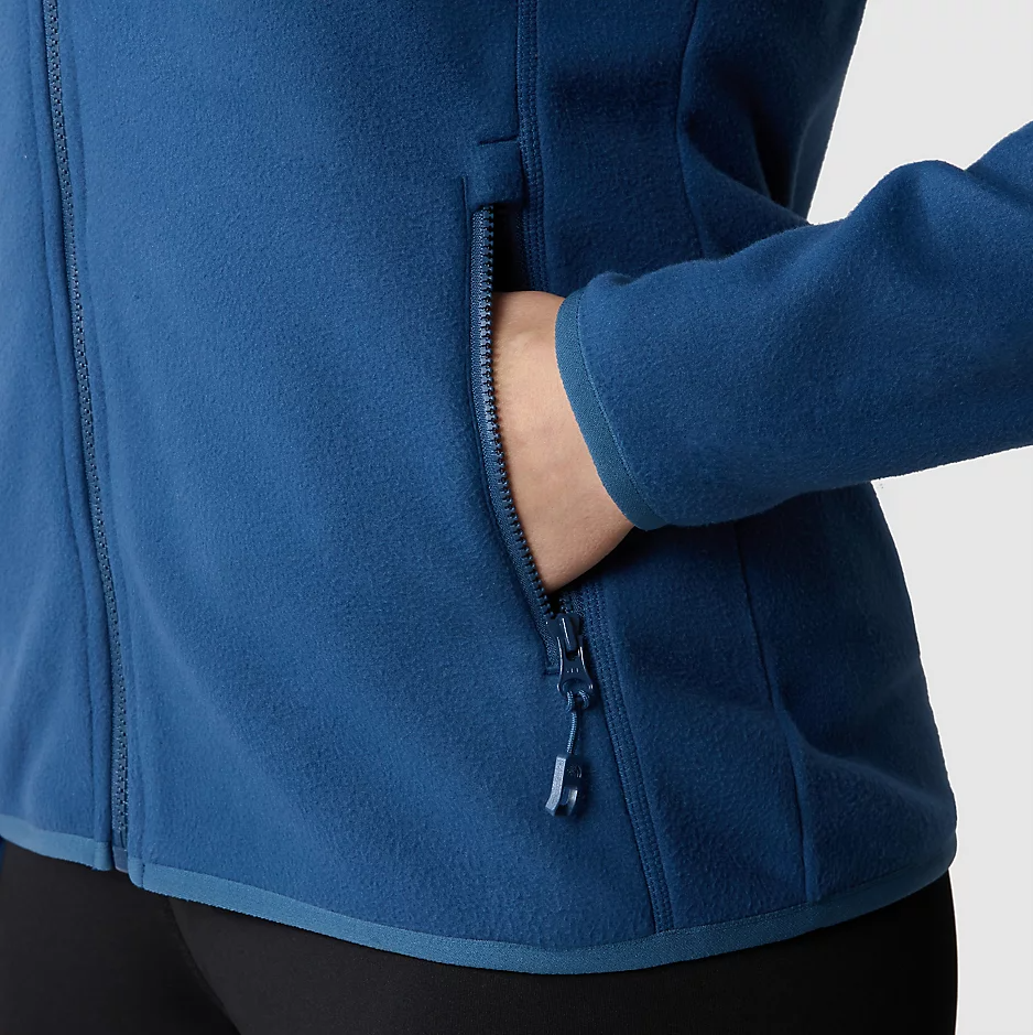 Womens 100 Glacier Full-Zip Fleece (Shady Blue)