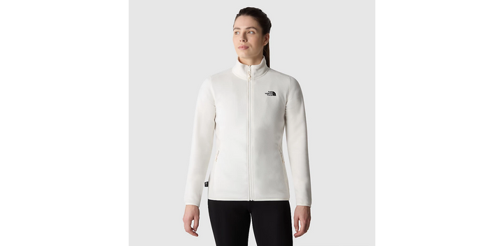 Womens 100 Glacier Full-Zip Fleece (Gardenia White)