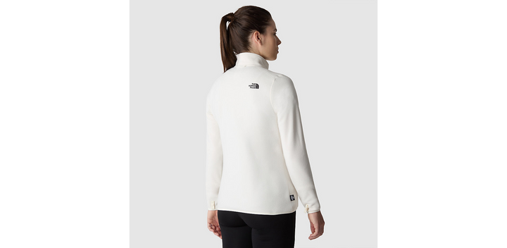 Womens 100 Glacier Full-Zip Fleece (Gardenia White)