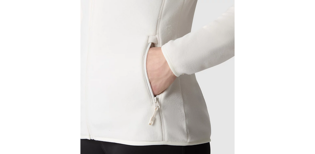Womens 100 Glacier Full-Zip Fleece (Gardenia White)