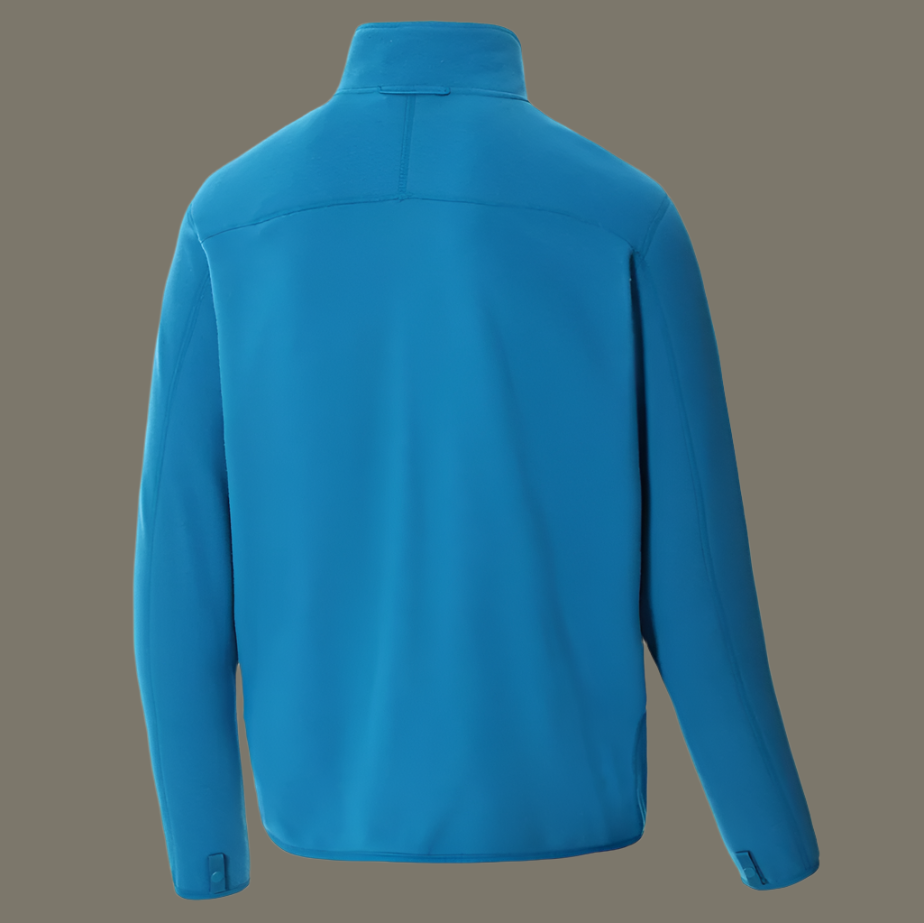 Mens 100 Glacier Full-Zip Fleece (Sonic Blue)