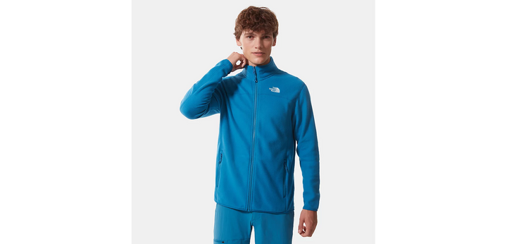 Mens 100 Glacier Full-Zip Fleece (Sonic Blue)