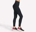 Womens Go Flex Rib Full Length HW Legging (Black)