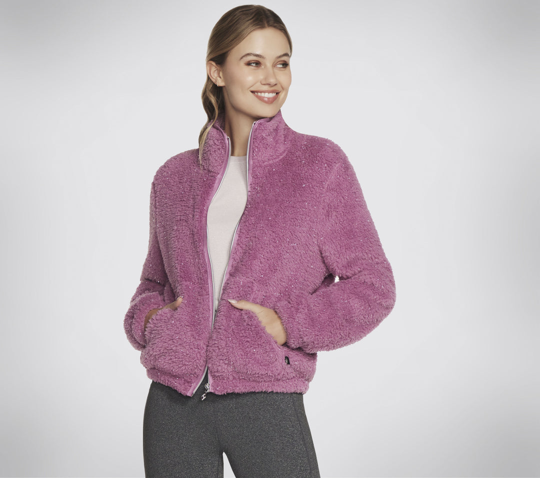 Womens GoShine Sherpa Fleece (Light Mauve)