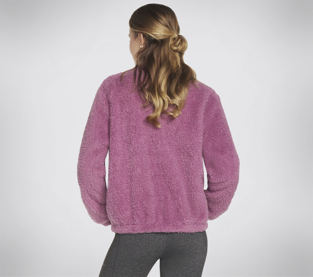 Womens GoShine Sherpa Fleece (Light Mauve)