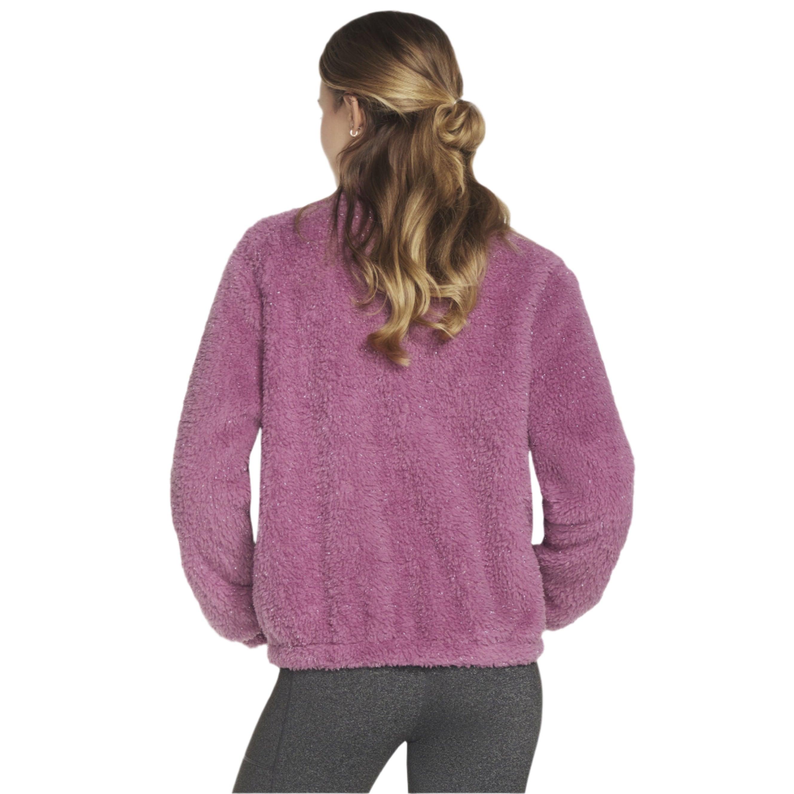 Womens GoShine Sherpa Fleece (Light Mauve)